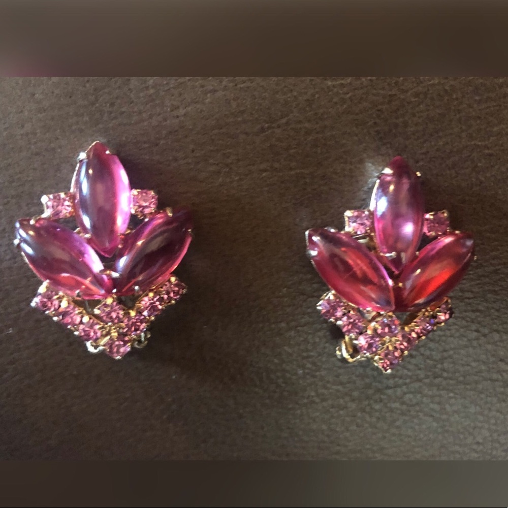 Weiss Pink Earrings